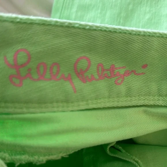 Lilly Pulitzer Green Straight Leg Jeans size 4 - Picture 5 of 6